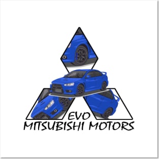 Mitsubishi Lancer EVO X Posters and Art